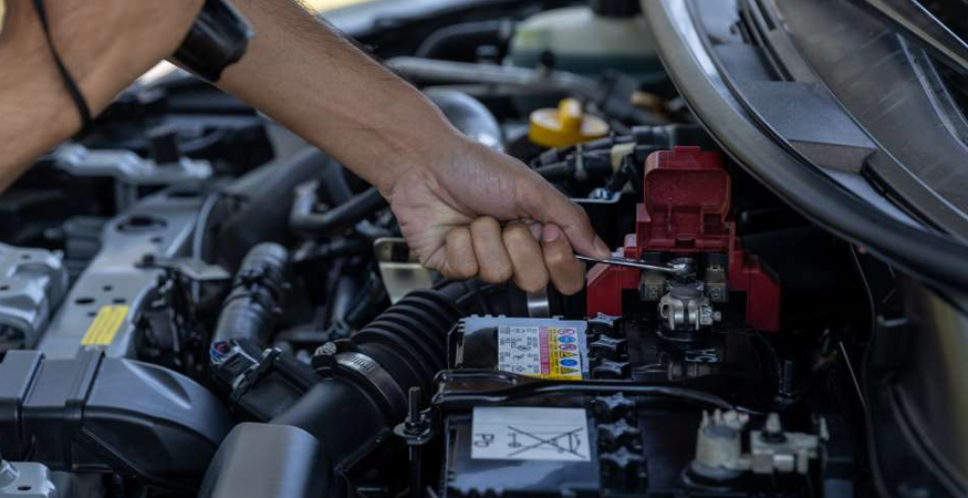 New Car Battery Installation